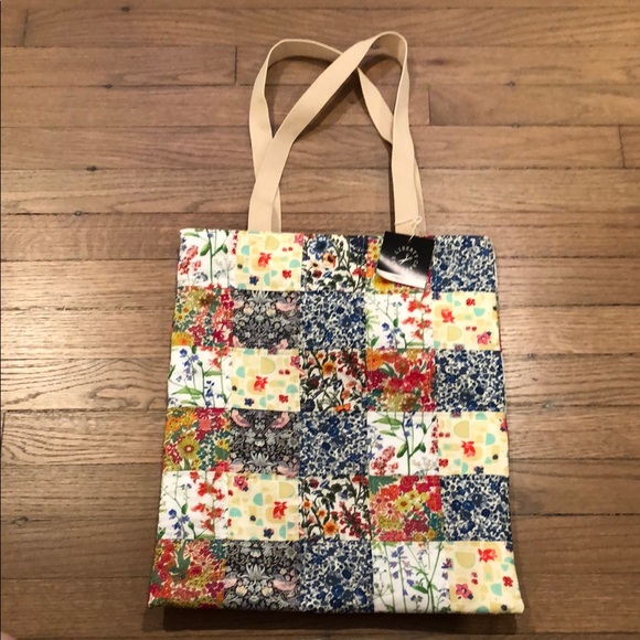 NWT Liberty of London Craft Club Floral Patchwork Tote Bag - Picture 3 of 6